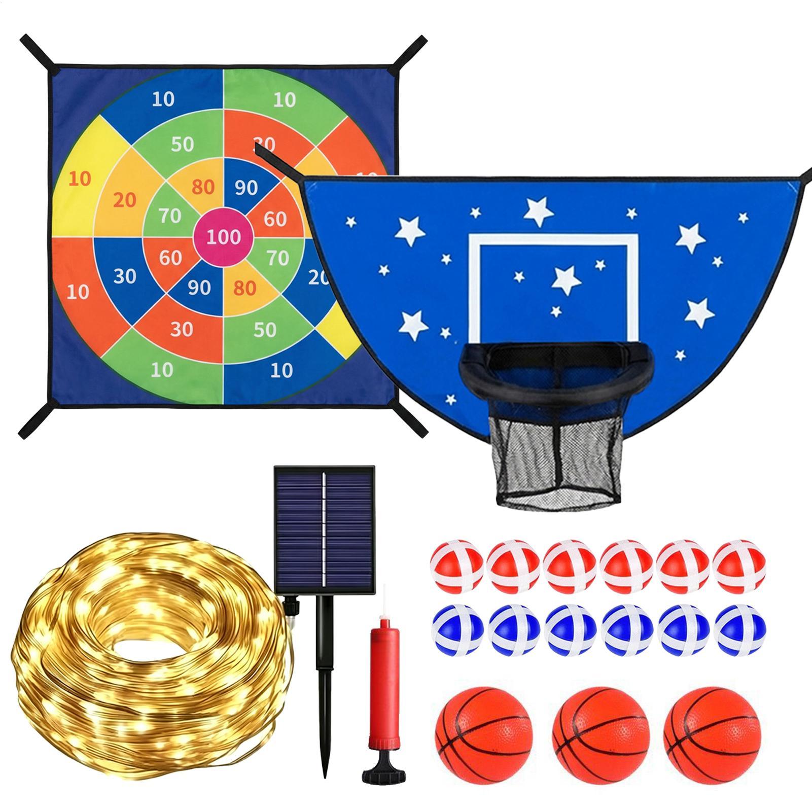 Kids Outdoor Basketball Hoop - Trambolin için basketbol kalesi dart tahtası
