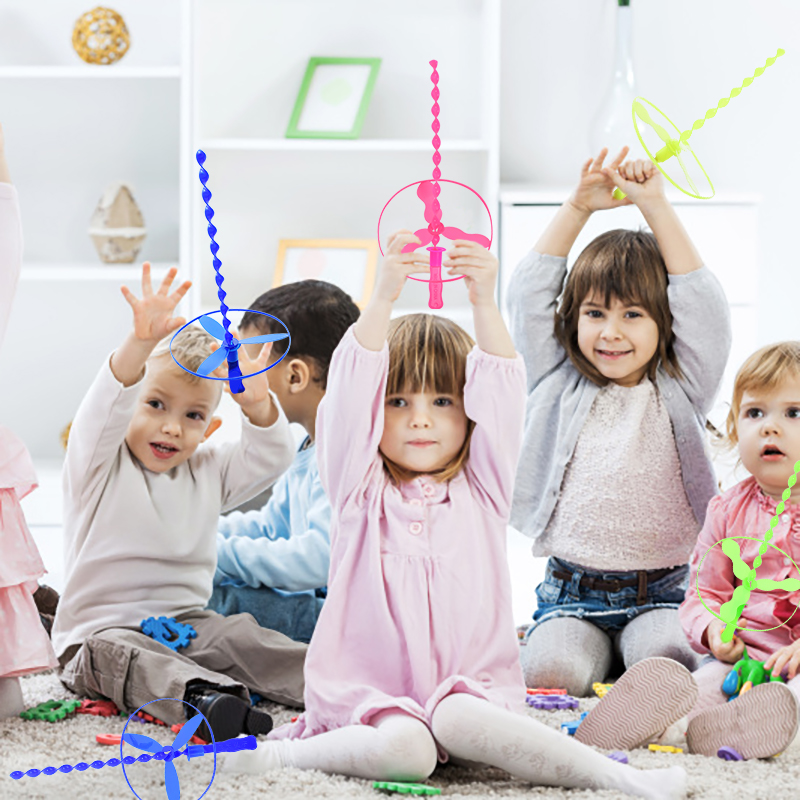 Kids Outdoor Easter Toys - 10 adet/takım renkli bambu yusufçuk açık
