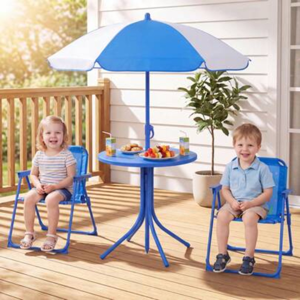 Kids Outdoor Umbrella - Çocuk Piknik Masası Açık Hava Seti,
