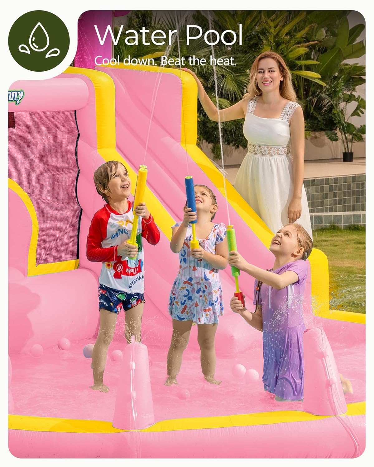 3-12 Yaş Arası Çocuklar İçin Ç - Kids Outdoor Inflatable Water Slide incelemesi ve fiyatı