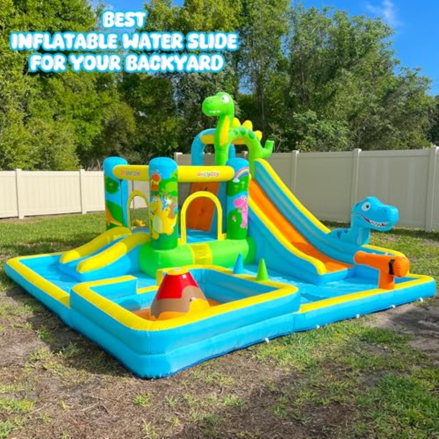 Açık hava arka bahçe şişme su  - Kids Outdoor Inflatable Water Slide incelemesi ve fiyatı