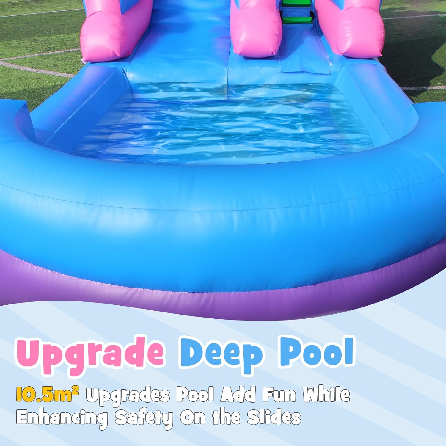 26,2 FT Ağır Hizmet Tipi Şişme - Kids Outdoor Inflatable Water Slide incelemesi ve fiyatı