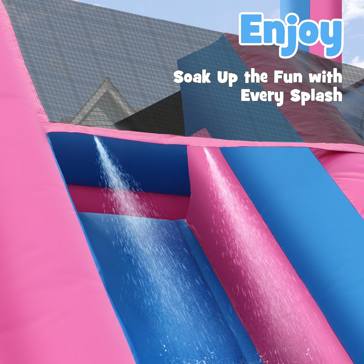 26,2 FT Ağır Hizmet Tipi Şişme - Kids Outdoor Inflatable Water Slide incelemesi ve fiyatı