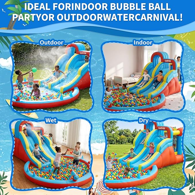 Dört Mevsim 8'i 1 Arada Şişme  - Kids Outdoor Inflatable Water Slide incelemesi ve fiyatı
