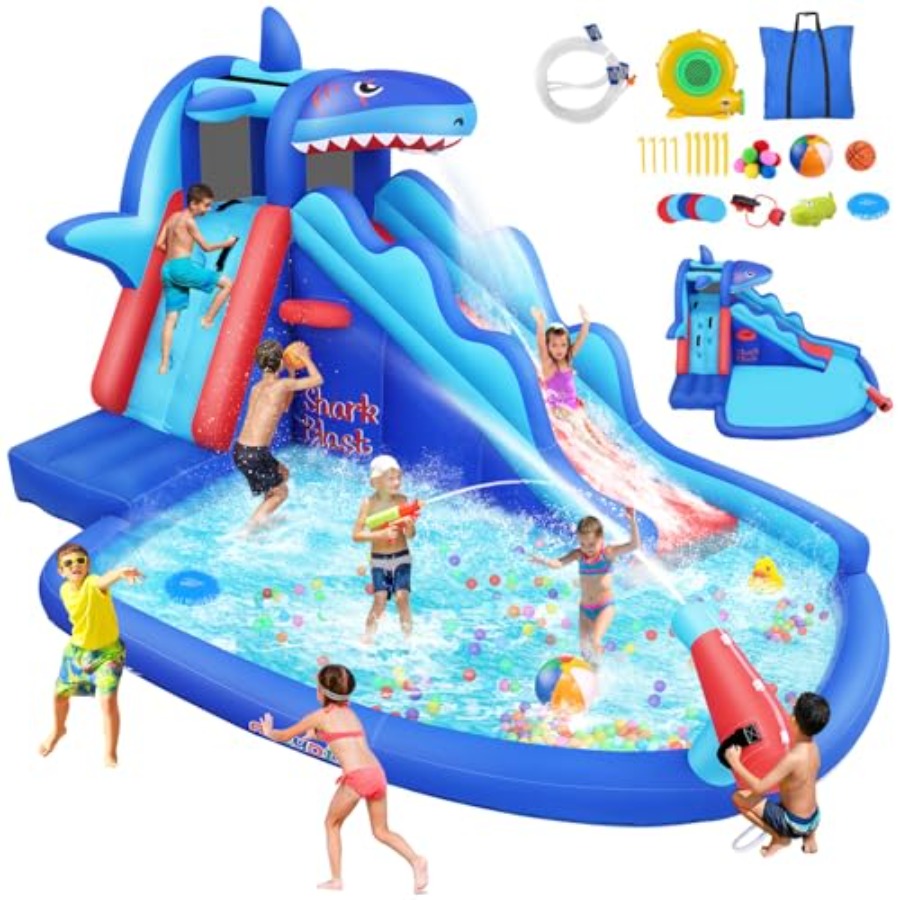 3-12 yaş arası çocuklar için a - Kids Outdoor Inflatable Water Slide incelemesi ve fiyatı