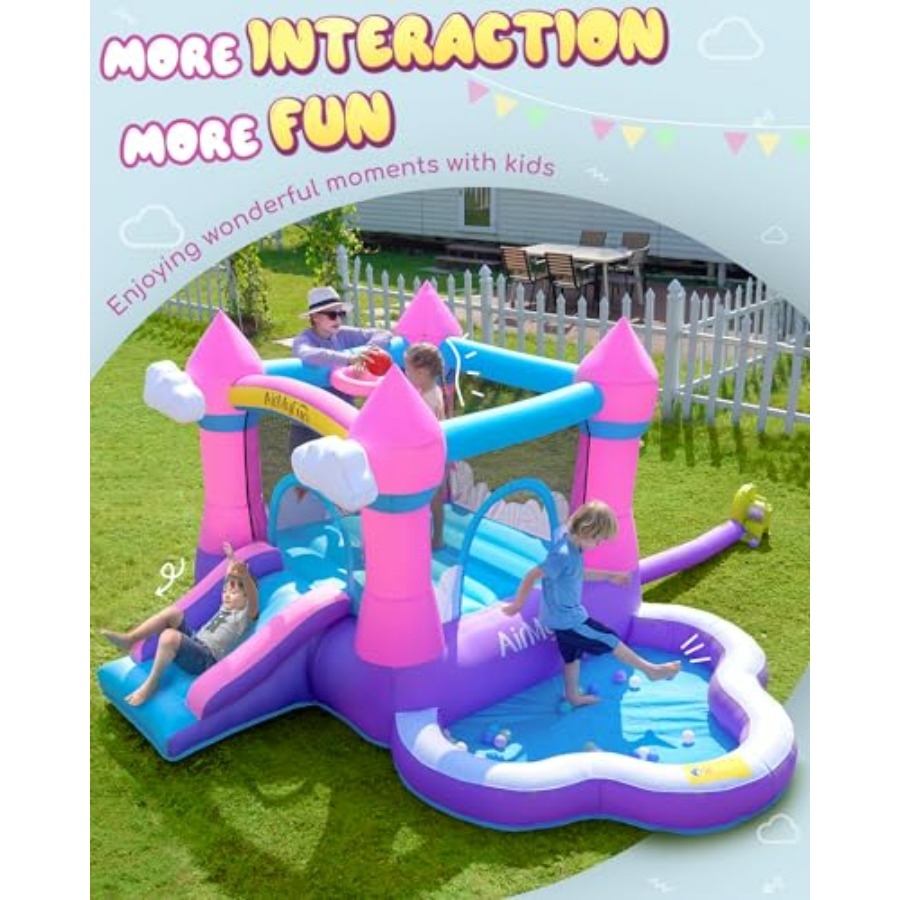 3-8 yaş arası çocuklar için pe - Kids Outdoor Inflatable Water Slide incelemesi ve fiyatı
