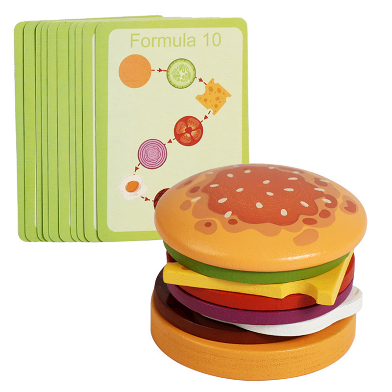 Yeni Ahşap Hamburg Sandviç İst - Kids Outdoor Kitchen Accessories incelemesi ve fiyatı