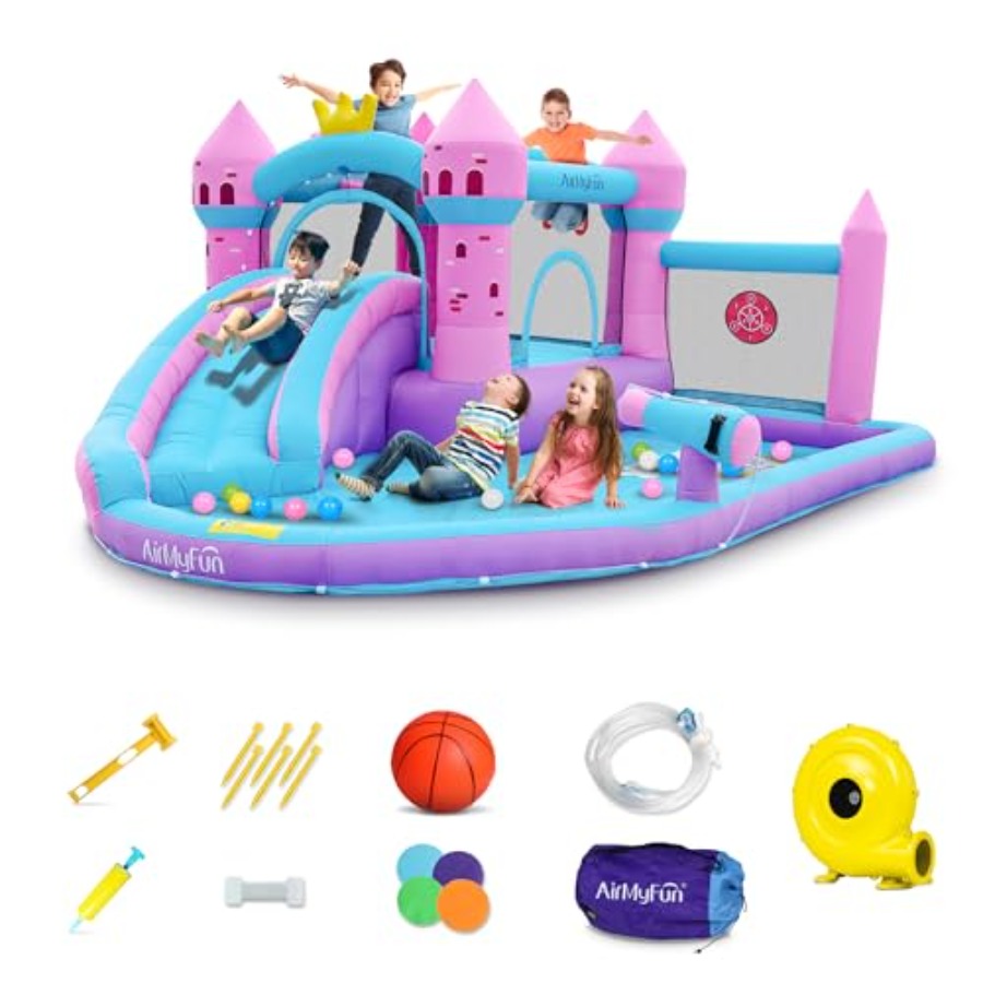 Çocuklar için 3-12 yaş arası p - Kids Outdoor Inflatable Water Slide incelemesi ve fiyatı