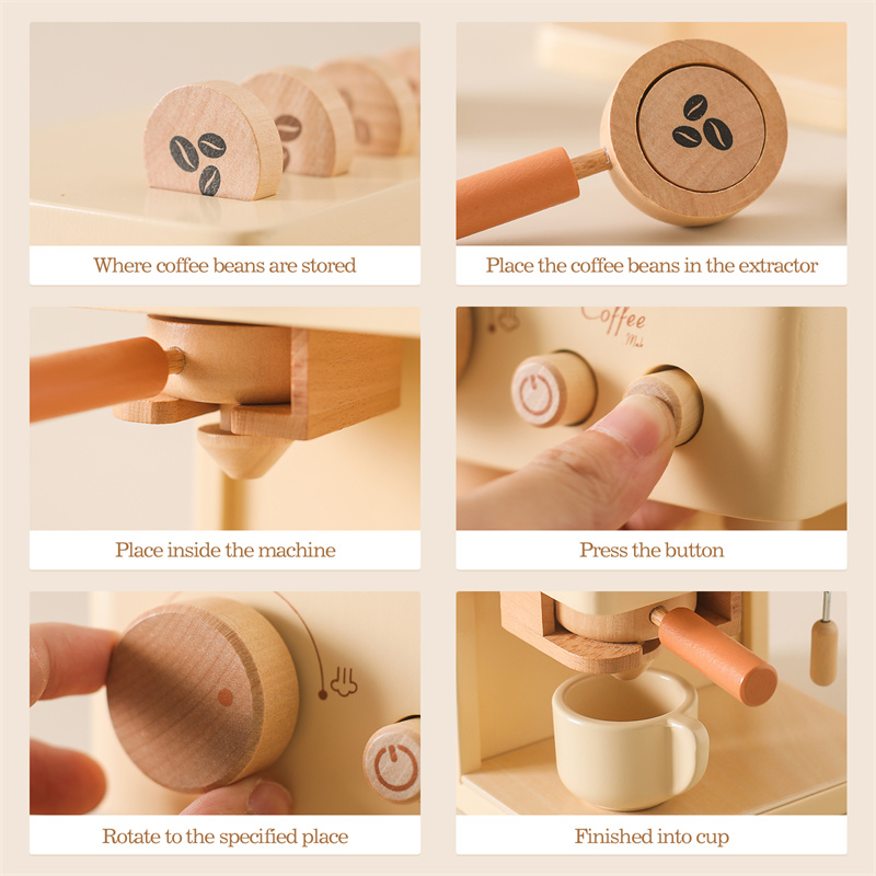 Çocuklar Ahşap Montessori oyun - Kids Outdoor Kitchen Accessories incelemesi ve fiyatı